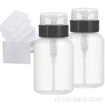 Plastic nagellak removerpomp dispenser fles